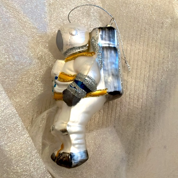 Glass Astronaut Christmas Ornament - Picture 2 of 4